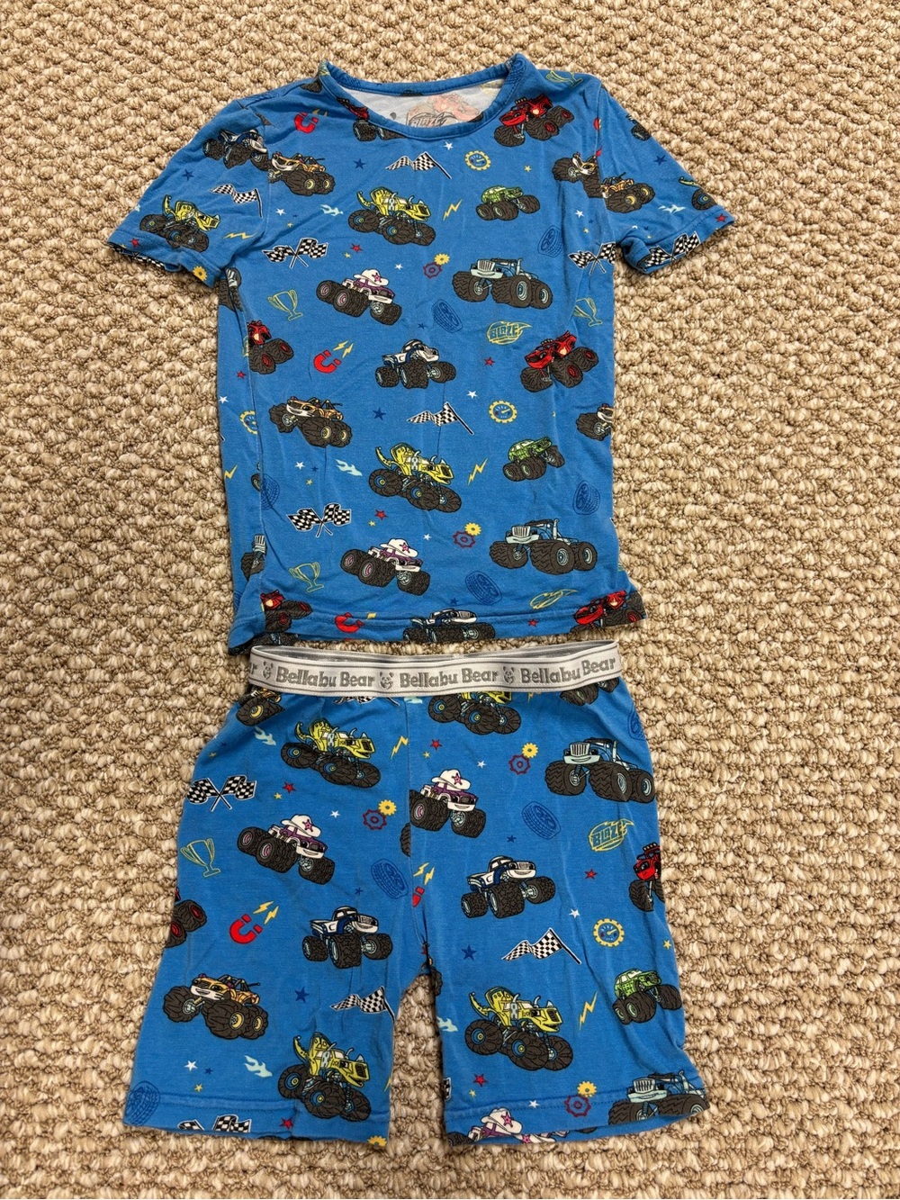 Bellabu Bear Blaze and the Monster Machines Kids Pajama Set